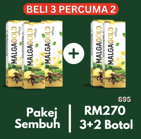 PAKEJ SEMBUH | 5 BOTOL RM270